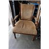 Image 3 : WOOD FRAMED ARMCHAIR