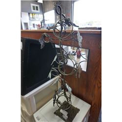 CAST IRON WINE RACK