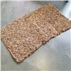 Image 1 : NEW 3X2 LIGHT BROWN LEATHER AREA CARPET HANDMADE FROM INDIA