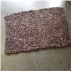 Image 2 : NEW 3X2 DARK BROWN LEATHER AREA CARPET HANDMADE FROM INDIA