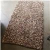 Image 1 : NEW 3X5 MOSAIC LEATHER AREA CARPET HANDMADE FROM INDIA