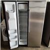 Image 2 : 36 INCH GE STAINLESS SIDE BY SIDE FRIDGE WITH FREEZER, TESTED AND WORKING GUARANTEED
