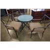 Image 3 : HAMPTON BAY FOLDING PATIO TABLE W/ 3 STACKING CHAIRS