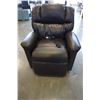 Image 1 : LEATHER ELECTRIC RECLINER