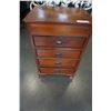 Image 1 : 4 DRAWER BOMBAY STYLE END TABLE