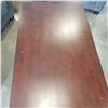 Image 3 : NEW ASHLEY MAHOGNAY FINISH TALL COFFEE TABLE - RETAIL $799