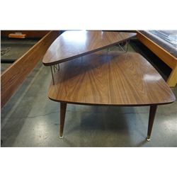 2 TIER MCM CORNER TABLE