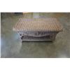 Image 1 : WICKER BENCH