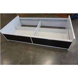 WHITE DRAWER TWIN BED