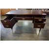 Image 2 : MAHOGANY 4 DRAWER DESK
