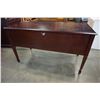 Image 3 : MAHOGANY 4 DRAWER DESK