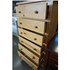 Image 2 : 6 DRAWER PINE HIGHBOY DRESSER
