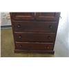 Image 2 : PINE 3 DRAWER AND 2 DOOR DRESSER