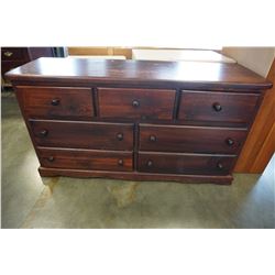 PINE 7 DRAWER DRESSER