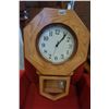 Image 1 : OAK CASED WALL CLOCK