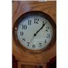 Image 2 : OAK CASED WALL CLOCK
