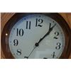 Image 3 : OAK CASED WALL CLOCK