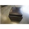 Image 1 : LEATHER STORAGE OTTOMAN