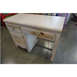 VINTAGE VANITY DESK AND STOOL