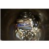 Image 8 : LOT OF COLLECTIBLES, BRASS BELL, BINOCULARS, TOILET RADIO