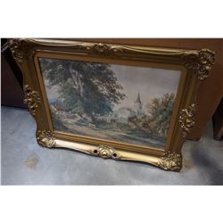 GILT FRAMED PAINTING
