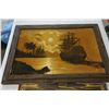 Image 4 : 2 VELVET SHIP PAINTINGS