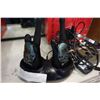 Image 1 : 2 MOTOROLA WALKIE TALKIES AND 2 MAXON 49-H5 COMMUNICATORS