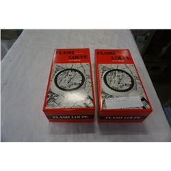 LOT OF 2 FLASH LOUPES