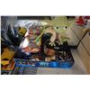 Image 3 : LEGO FIGURES, BOOKLETS, STARWARS CARD GAME W/ BOBBLE HEAD, AND DIE CAST CARS