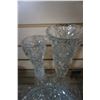 Image 2 : LOT OF CRYSTAL BOWLS AND VASES