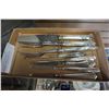 Image 1 : LOT OF STERLING HANDLED SERVING UTENSILS AND FILES