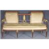 Image 1 : 1 ENGLISH ROSEWOOD INLAID SETTEE with gilt metal 