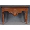 Image 1 : 1 VICTORIAN WALNUT DROP LEAF TABLE 42x52 ring-tur