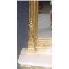 Image 4 : 1 VICTORIAN GILT MARBLE TOP PIER MIRROR featuring