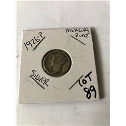 1926 P Silver Mercury Dime Nice Early US Coin