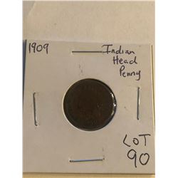 1909 Indian Head Penny