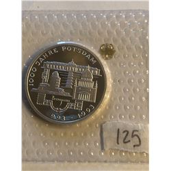 1993 Silver Germen Federal Republic 10 Marks 1000 JAHRE POTSDAM in Original Package