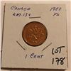 Image 1 : 1983 Canada PROOF 1 Cent Very Nice Coin