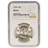 Image 1 : 1958 Franklin Half Dollar NGC MS64