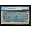 Image 2 : 1864 $50 Confederate States of America Note PMG 62EPQ