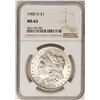 Image 1 : 1900-O $1 Morgan Silver Dollar Coin NGC MS63