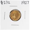 Image 1 : 1927 $2 1/2 Indian Head Quarter Eagle Gold Coin