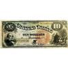 Image 1 : 1869 $10 Rainbow Treasury Note