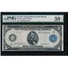 Image 1 : 1914 $5 Boston Federal Reserve Note PMG 58EPQ