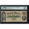 Image 1 : 1861 $5 Philadelphia Demand Note PMG 25