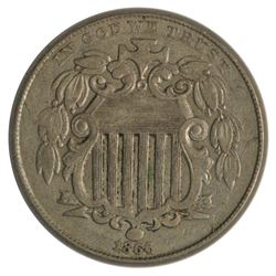1866 Shield Nickel Coin