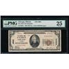 Image 1 : 1929 $20 Chicago National Note PMG 25