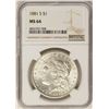 Image 1 : 1881-S $1 Morgan Silver Dollar Coin NGC MS64