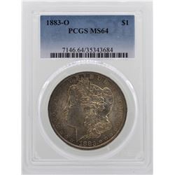 1883-O $1 Morgan Silver Dollar Coin PCGS MS64