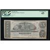 Image 1 : 1863 $20 Confederate States of America Note PCGS 45